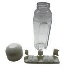 600ml Trinkflasche mit Tablettenbox für sieben Tage ideal für die Reise geeignet
