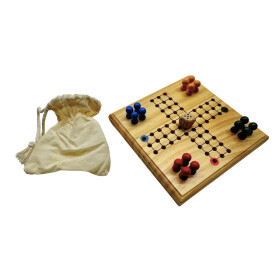 Brettspiel aus Holz für die Reise mit Brett...