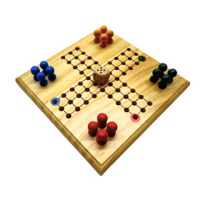 Brettspiel aus Holz für die Reise mit Brett...