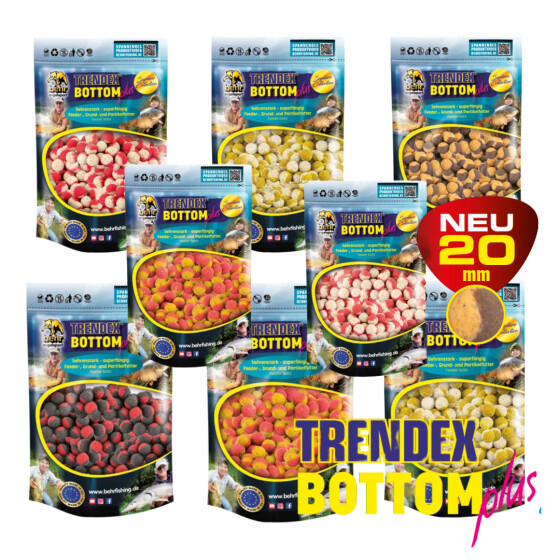 Behr Trendex Bi-Color Boilies der Spitzenklasse 20mm verschiedene Aromen