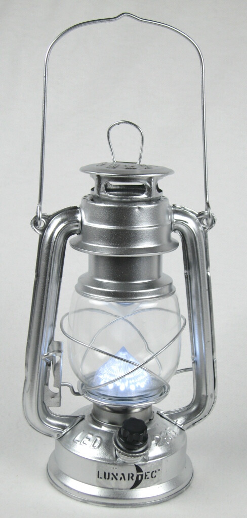 Moderne LED Deko-Leuchte im authentischen Sturmlaternen-Look Sturmlampe dimmbar 