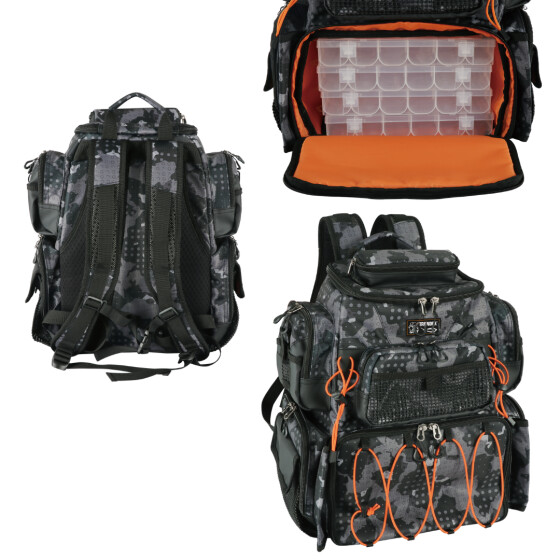 Behr Trendex Ranger 1 Rucksack mit vielen Taschen und Funktionen sowie 4 Boxen