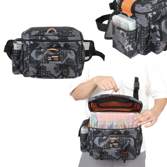 Behr Trendex Ranger 6 Bauch Umhängetasche mit Magnetverschluss und vier Boxen