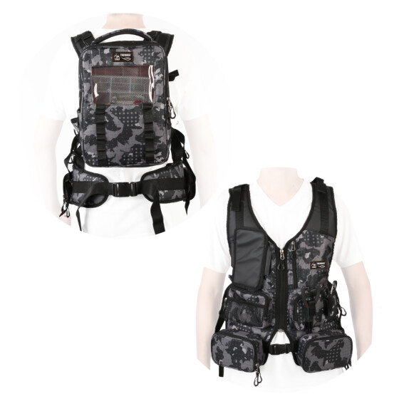 Behr Trendex Ranger 9 Multifunktions-Jacke mit Backpack und Bauchgurt